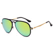 DURHAM | Unisex Mirrored Aviator Fashion Sunglasses