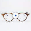 Marion - Featherlight Titanium & Wood Eyeglasses