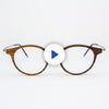 Marion - Featherlight Titanium & Wood Eyeglasses