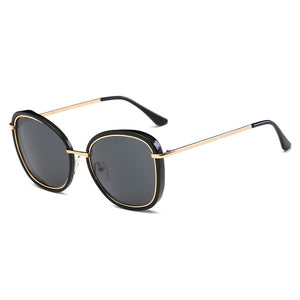 BROOKVILLE | Women Round Cat Eye Oversize Sunglasses