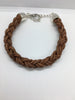 Brown Thick Braided Bracelet