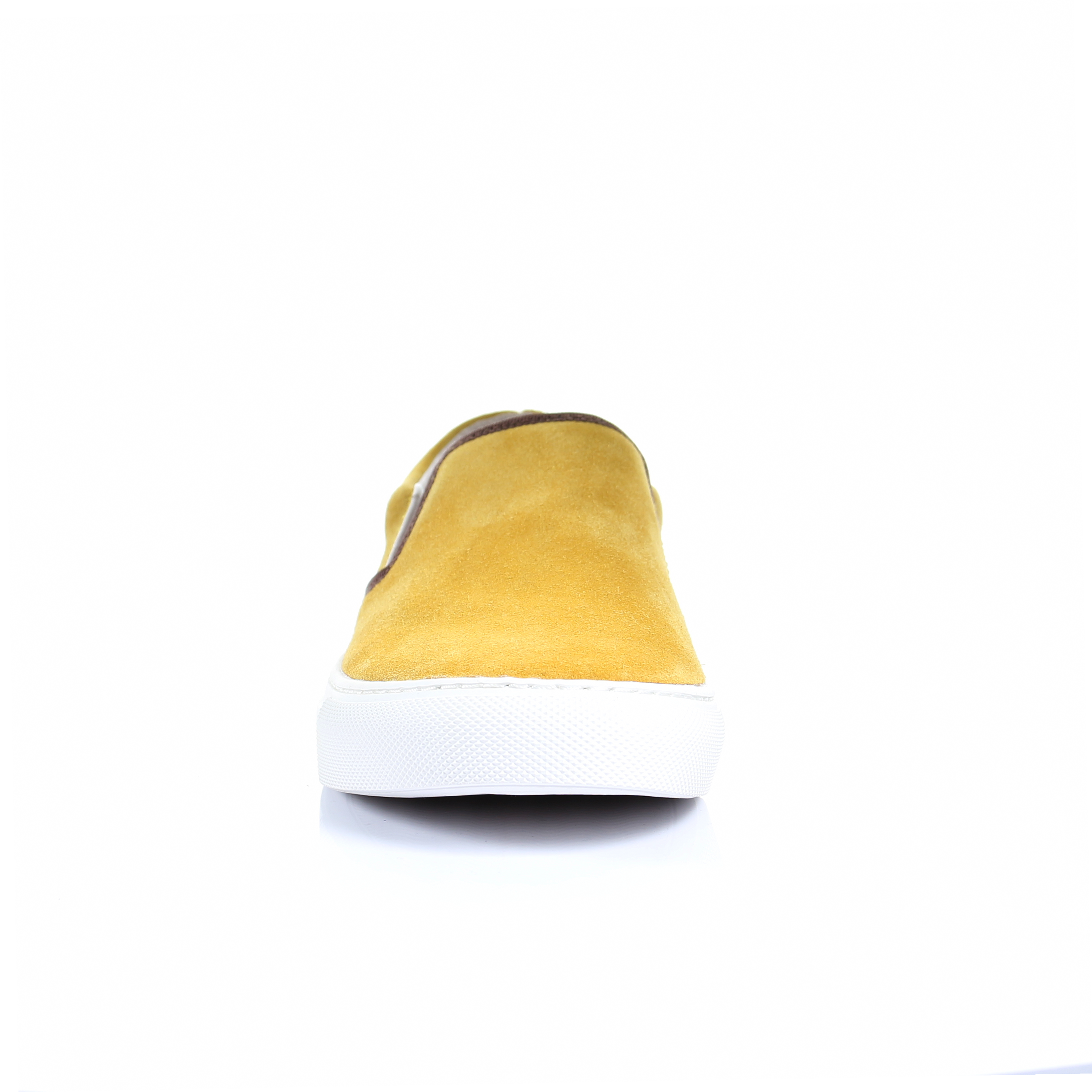 Suede Slip on Sneaker (Mustard)