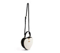 Sweetheart - Black & White Vegan Crossbody Bag