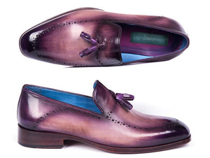 Paul Parkman Mocassins à pampilles pour hommes Violet (ID#66T80-PRP)