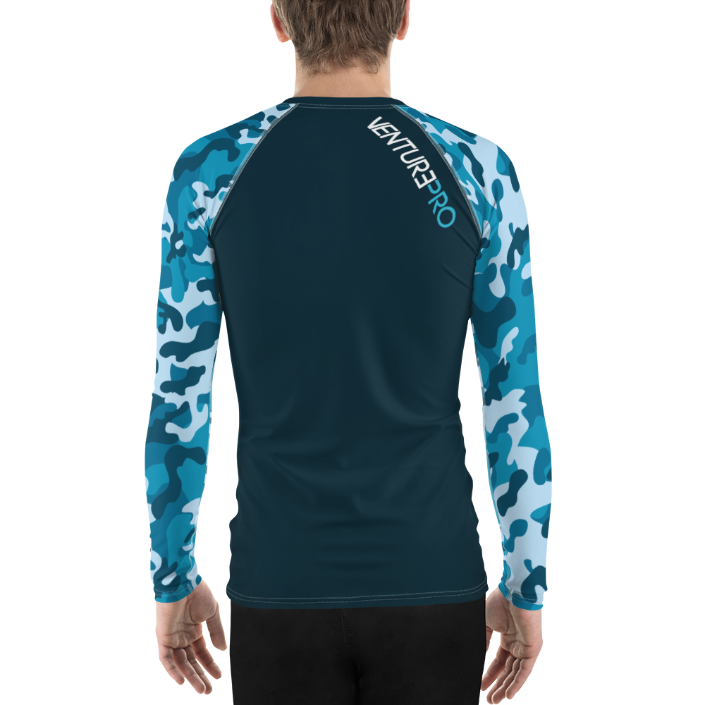 Men's Venture Pro Camo Sleeve Performance Rash Guard UPF 40+