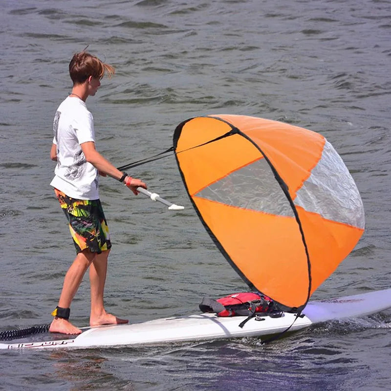 Voile de paddleboard downwind