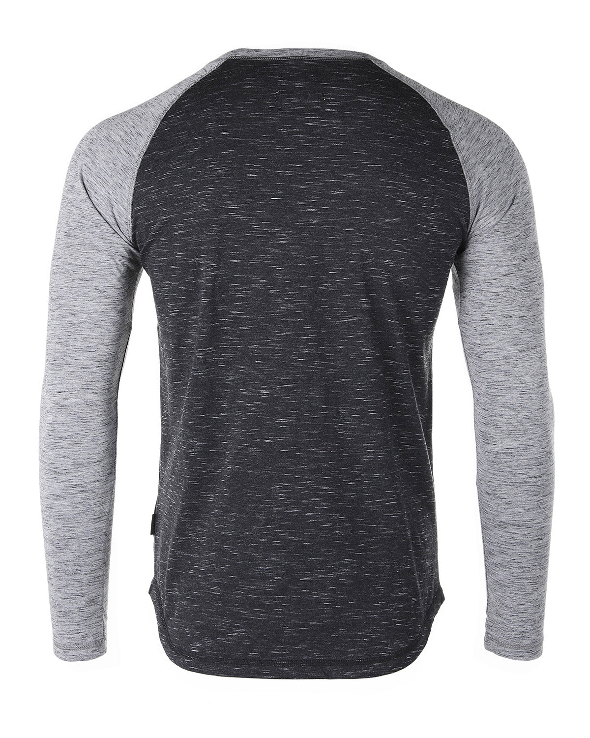 ZIMEGO T-shirt raglan à manches longues pour homme, coupe athlétique, style baseball rétro contrasté