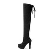 Winter Platform Over the Knee High Shoes