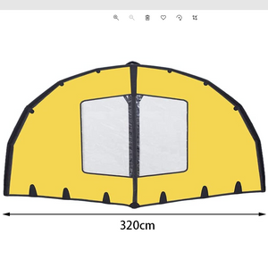 Feuille d'aile de cerf-volant portable pour hydroptère