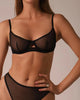 Ensemble de lingerie transparent sans couture