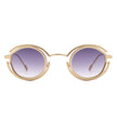 Moonmist - Fashion Circle Geometric Round Futuristic Fashion Sunglasses