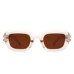 Prismite - Square Geometric Retro Irregular Thick Frame Fashion Sunglasses