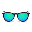 AMES | Retro Vintage Inspired Horned Keyhole Round Sunglasses