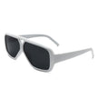 Skyhaven - Oversize Square Retro Double Bridge Vintage Fashion Sunglasses