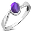 Amethyst Stone Sterling Silver Ring