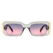 Quixotic - Rectangle Narrow Fashion Tinted Square Sunglasses