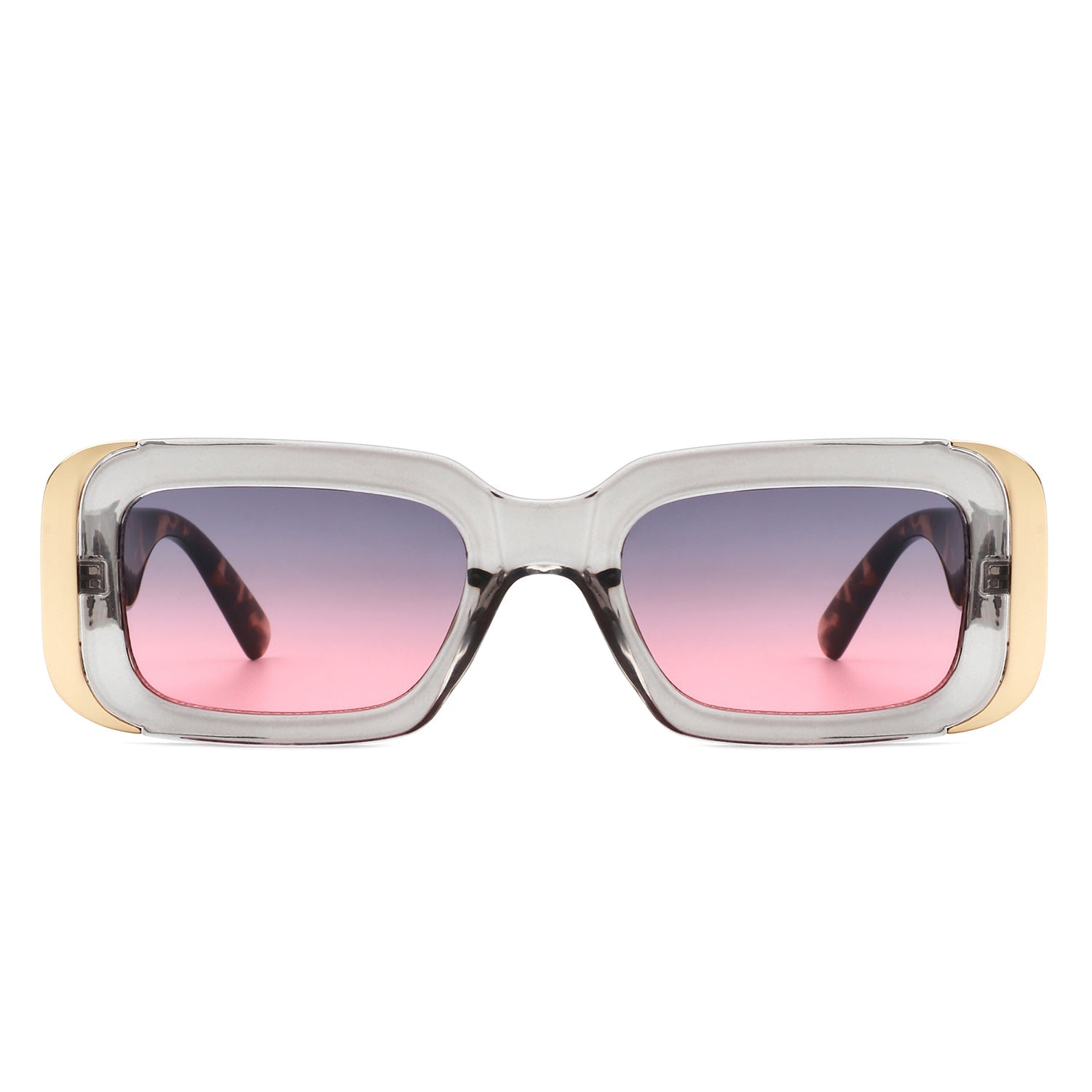 Quixotic - Rectangle Narrow Fashion Tinted Square Sunglasses