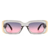 Quixotic - Rectangle Narrow Fashion Tinted Square Sunglasses