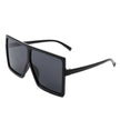 Zenithia - Square Oversize Women Flat Top Fashion Sunglasses