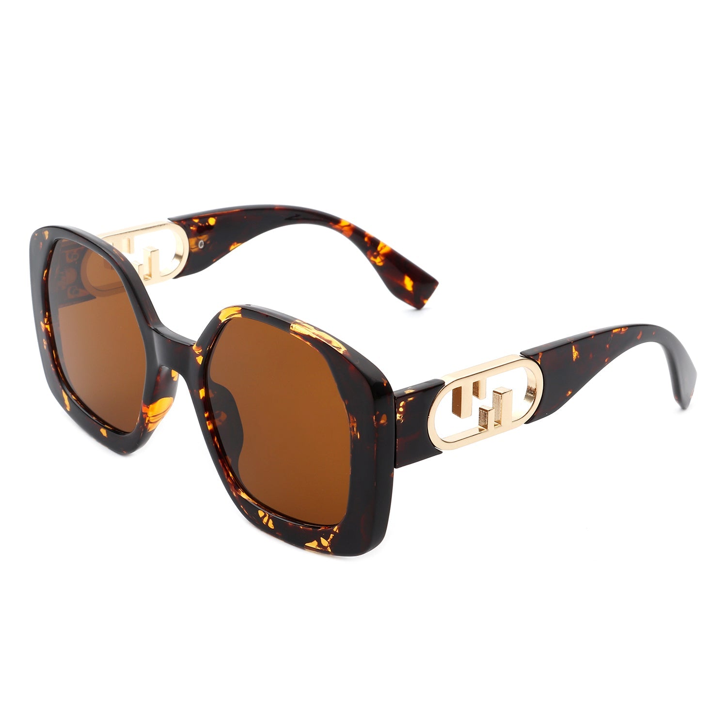 Kaleidos - Oversize Chunky Square Women Fashion Sunglasses