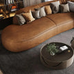 High-End Frosted Leather Profiled Sofa