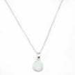 Emma Teardrop Pendant in Silver