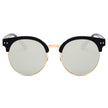 Jermyn - Retro Fashion Round Clubmaster Sunglasses