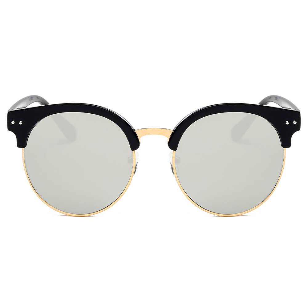 Jermyn - Retro Fashion Round Clubmaster Sunglasses