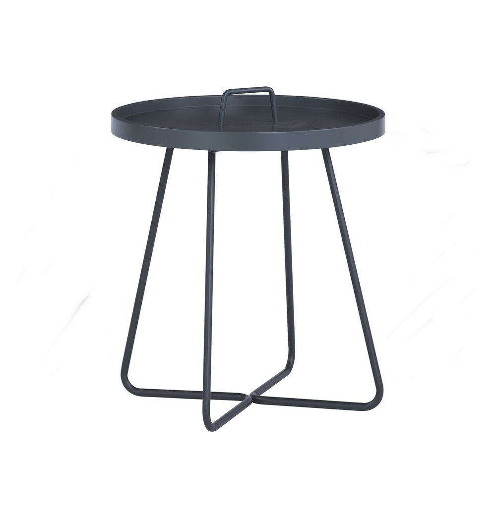 Table basse ronde Jax - Gris