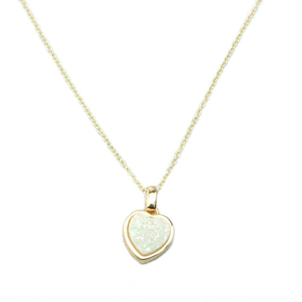 Collier Druzy Coeur Olivia