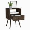 Nightstand  Fugaz, Bedroom, Dark Walnut