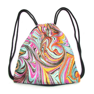 Ebru Drawstring Backpack