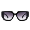 Solstice - Retro Women Geometric Tinted Cat Eye Fashion Sunglasses