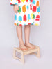 The Plyman Natural Wood Kids Step Stool