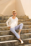 Pantalon fuselé The Leisure Moment en bleu pastel