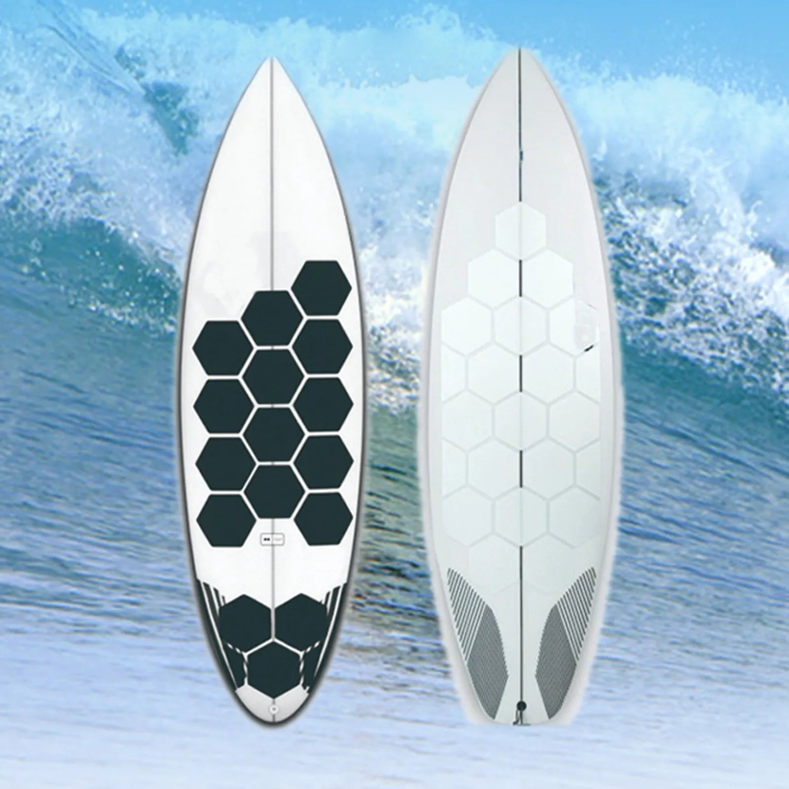 Hexagon Surfboard Traction Pads