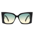 Skydusts - Oversize Square Chunky Fashion Large Women Sunglasses