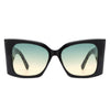 Skydusts - Oversize Square Chunky Fashion Large Women Sunglasses