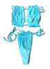 Haut bandeau et bas string Candy - Bleu bébé