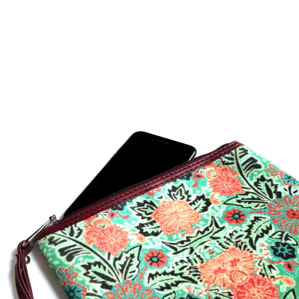 Garden Wristlet Clutch