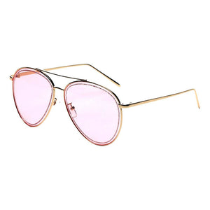 NAMPA | Women Glitter Rimmed Fashion Aviator Sunglasses