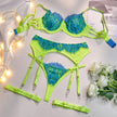 3-Piece Lace Lingerie Underwire Exotic Sets Ellolace