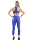 Firenze Activewear Set - Leggings & Sports Bra - Blue [MADE IN ITALY]