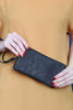 005 - Leather Wallet With Detachable Wristlet