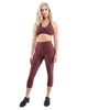 Soutien-gorge de sport Verona Activewear - Marron [FABRIQUÉ EN ITALIE]