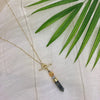 Labradorite Lariat Necklace