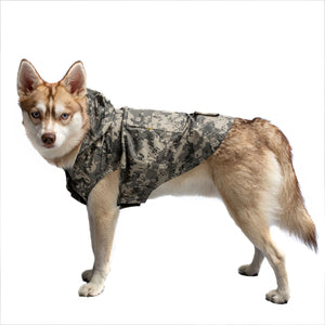 Imperméable pliable pour chien de l'armée américaine - Camo