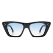 Lightnin - Women Retro Cat Eye Fashion Square Sunglasses