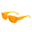 Netheria - Rectangle Retro Narrow Flat Lens Fashion Slim Sunglasses