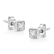 .925 Sterling Silver 1/10 Cttw Miracle-Set Diamond